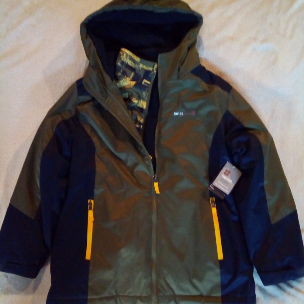 SWISSTECH 4 IN 1 SKI COAT SIZE 14/16 NWT